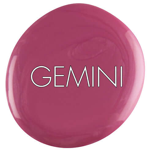 Bio Sculpture GEMINI 0108 Grapefruit Cocktail auf dem Nagel – Silber