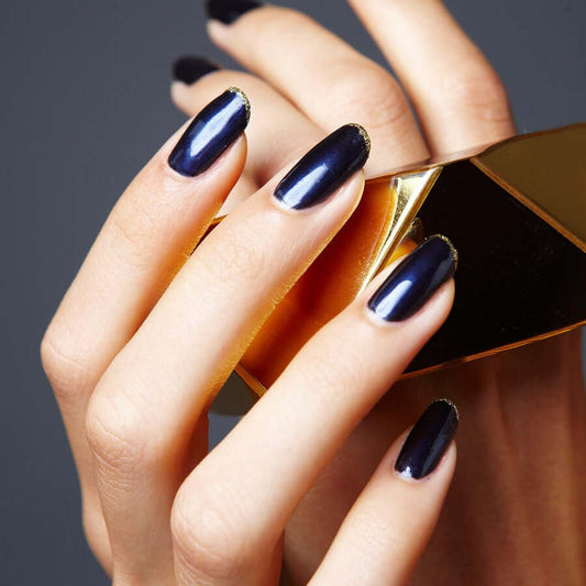 Bio Sculpture GEMINI 0127 Victoria Falls auf dem Nagel – Blau