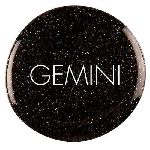 Bio Sculpture GEMINI 0137 Embellished Onyx auf dem Nagel – Blau