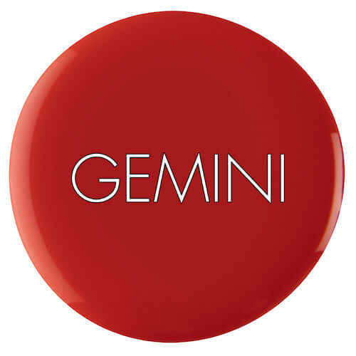 Bio Sculpture GEMINI 0017 Tropical Flame auf dem Nagel – Orange