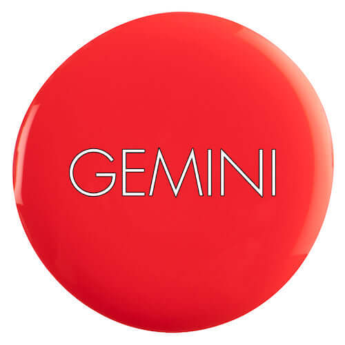 Bio Sculpture GEMINI 0172 Favela Sunrise auf dem Nagel – Rot