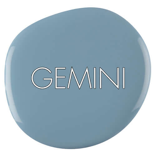 Bio Sculpture GEMINI 2029 Hazy View (F) auf dem Nagel – Blau