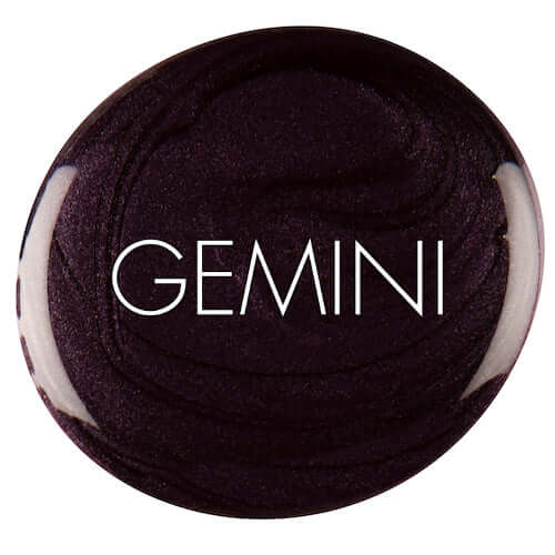 2031 Black Aubergine - GEMINI GEMINI GEMINI Nagellack Hergestellt in SüdafrikaGEMINI by Bio Sculpture Bio Sculpture