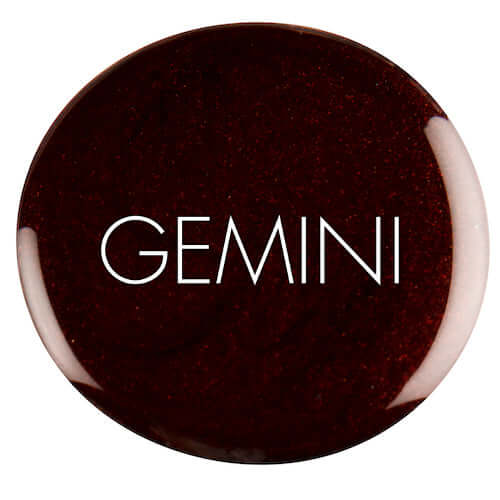 Bio Sculpture GEMINI 0213 Rosewood Stardust auf dem Nagel – Rosa