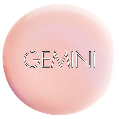 Bio Sculpture GEMINI 0218 Shimmering Joy auf dem Nagel – Rot
