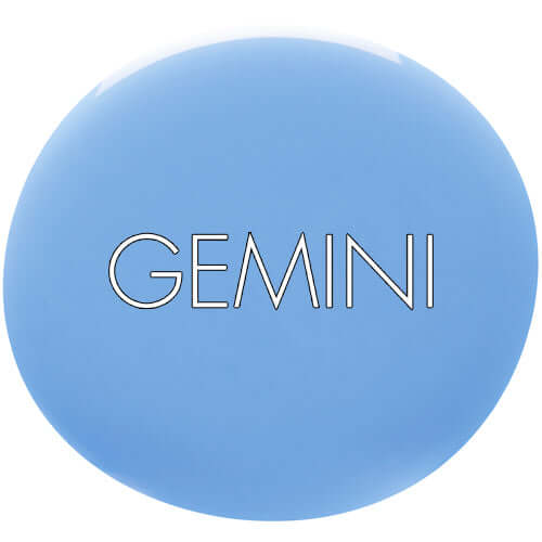 Bio Sculpture GEMINI 0223 Aqua Clouds auf dem Nagel – Blau