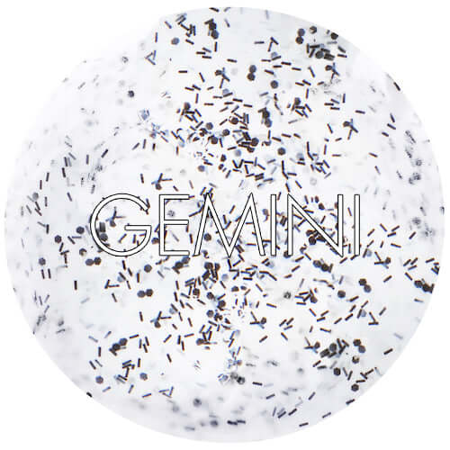 Bio Sculpture GEMINI 0227 Snowflake Frosting auf dem Nagel – Grün