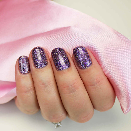 Bio Sculpture GEMINI 0233 Flirty auf dem Nagel – Violett
