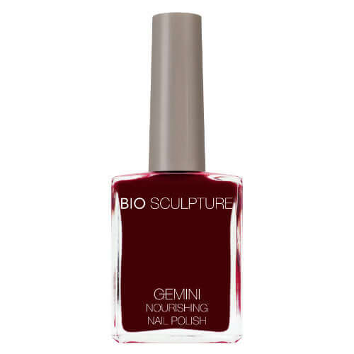 Bio Sculpture GEMINI 0024 Port Wine Nagellack in Bordeaux – hergestellt in Südafrika