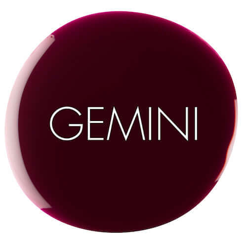 Bio Sculpture GEMINI 0024 Port Wine auf dem Nagel – Bordeaux