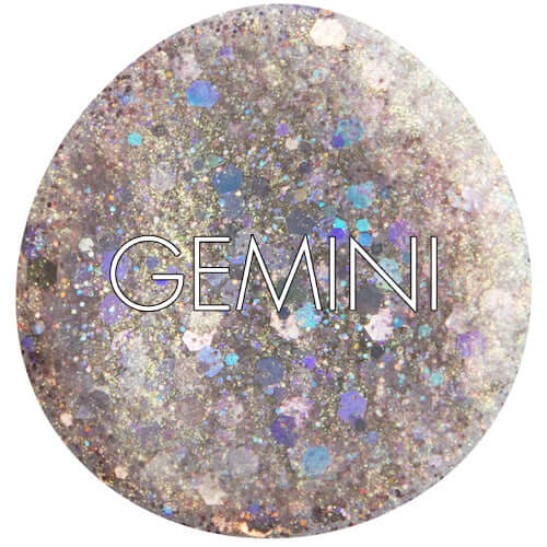 Bio Sculpture GEMINI 0247 Mermaid's Tale auf dem Nagel – Blau
