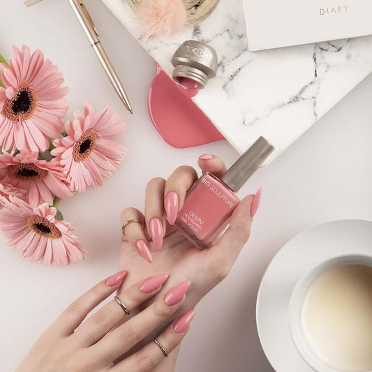 Bio Sculpture GEMINI 0273 Crazy Daisy auf dem Nagel – Rosa