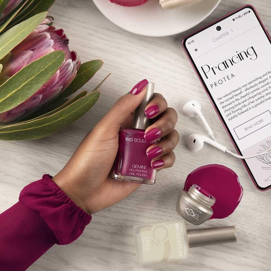 0275 Prancing Protea - GEMINI GEMINI GEMINI Nagellack Hergestellt in SüdafrikaGEMINI by Bio Sculpture Bio Sculpture