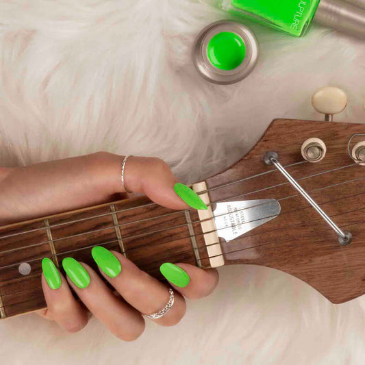Bio Sculpture GEMINI 0286 Limelight auf dem Nagel – Grün