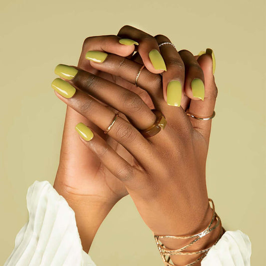 Bio Sculpture GEMINI 0308 Feel the Veld auf dem Nagel – Grün