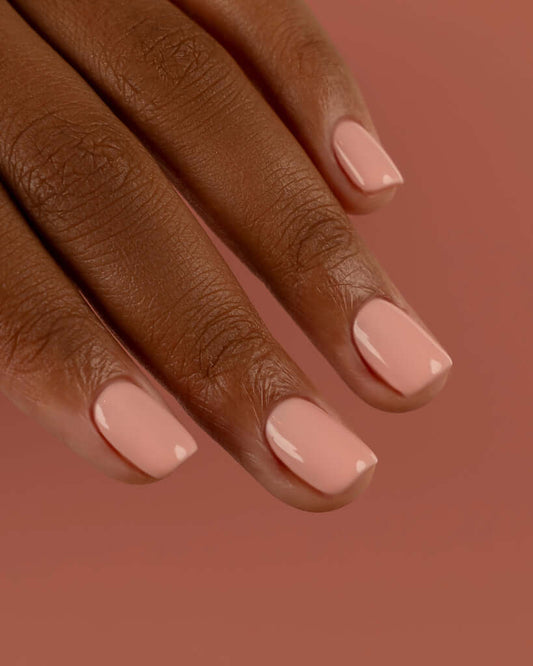Bio Sculpture GEMINI 0328 Peach Pitstop auf dem Nagel – Nude
