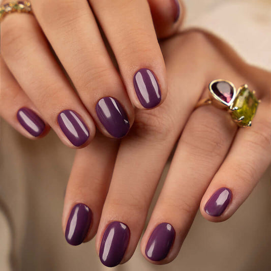 Bio Sculpture GEMINI 0336 Amethyst Veil auf dem Nagel – Violett