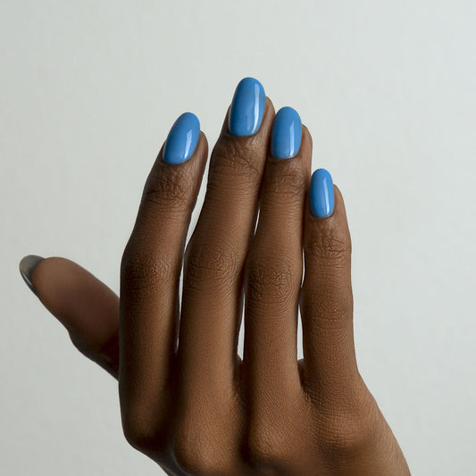 Bio Sculpture GEMINI 0339 Electric Tide auf dem Nagel – Blau