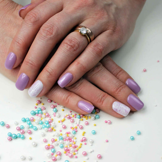 Bio Sculpture GEMINI 0079 Princess Lilla auf dem Nagel – Rosa