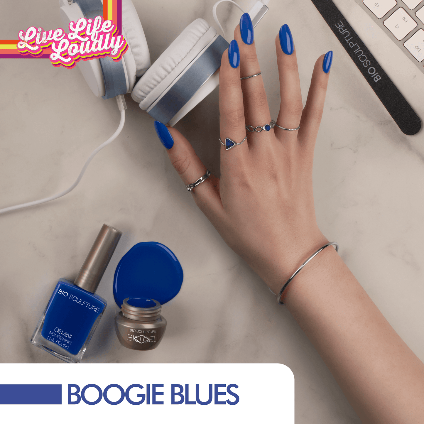 0289 Boogie Blues GEMINI GEMINI Nagellack Hergestellt in SüdafrikaGEMINI by Bio Sculpture Bio Sculpture