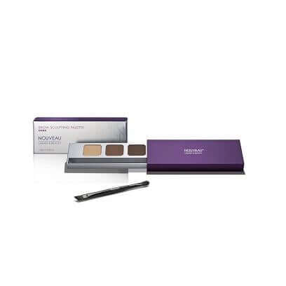 Nouveau Lashes Brow Sculpting Palette Dark, Medium & Light