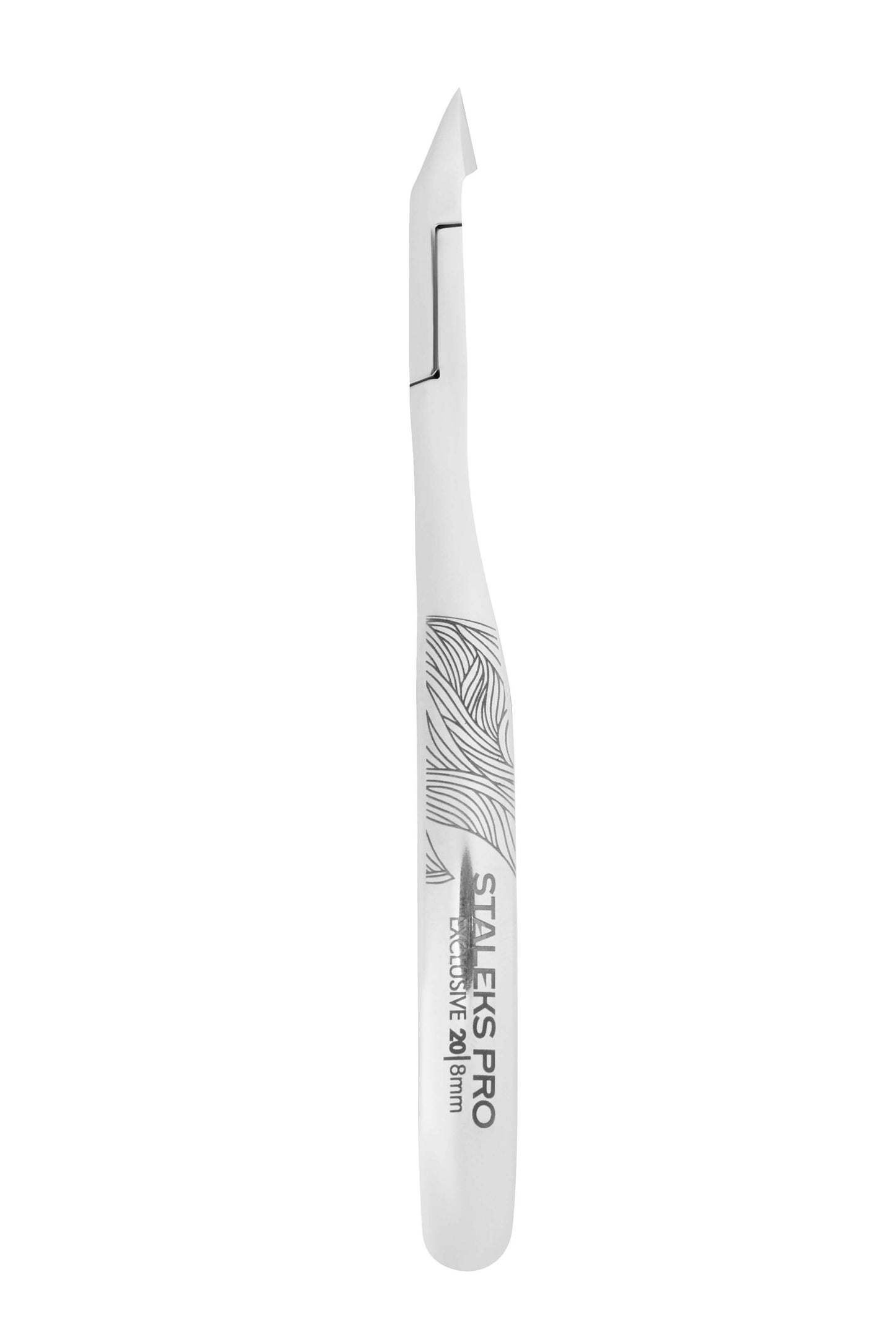 Nagelhaut Zange - 8 mm mit Gravur - Pro Exclusive 20 Nagelscheren & Nagelknips Länge der Klinge: 8 mm HOCHWERTIGES MANIKÜRE-PEDIKÜRE-WERKZEUG Originales, stilvolles Design in Form von eleganten Mustern zeigt die Einzigartigkeit des Werkzeugs sauberer und