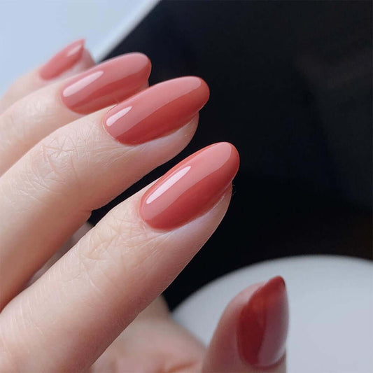 Bio Sculpture GEMINI 0260 Poetic Poise auf dem Nagel – Rot