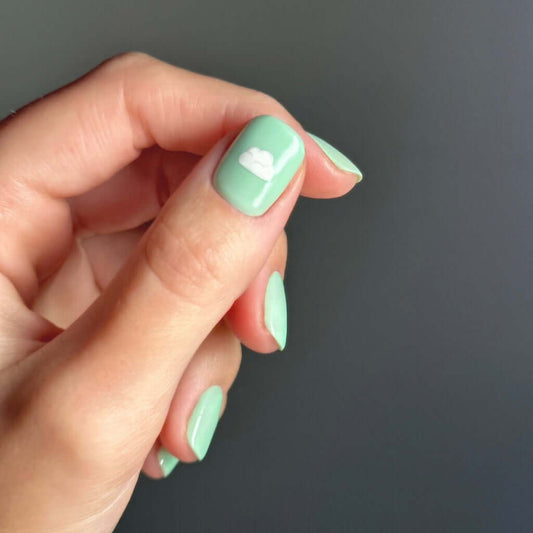 Bio Sculpture GEMINI 0310 Cloudcha auf dem Nagel – Grün