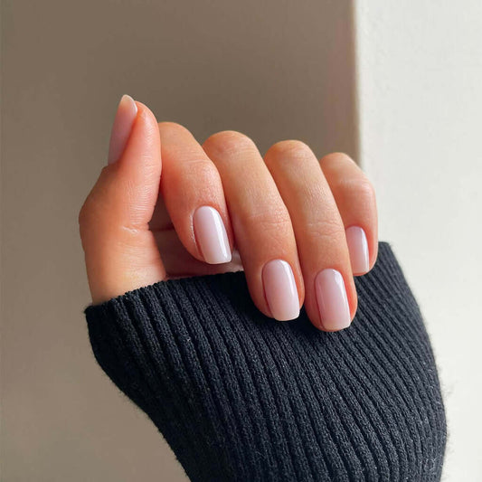 Bio Sculpture GEMINI 0313 Transparent Beauty auf dem Nagel – Rosa