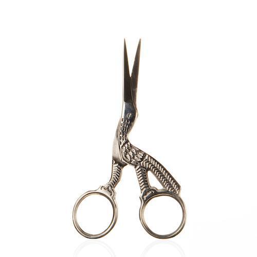 Bio Sculpture - Straight Blade Silver Stork Scissors