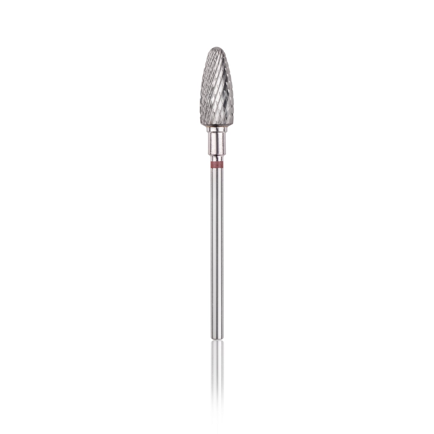 HEAD-Tungsten carbide bur "corn" red, L-14,0 mm, Ø6,0 mm-1
