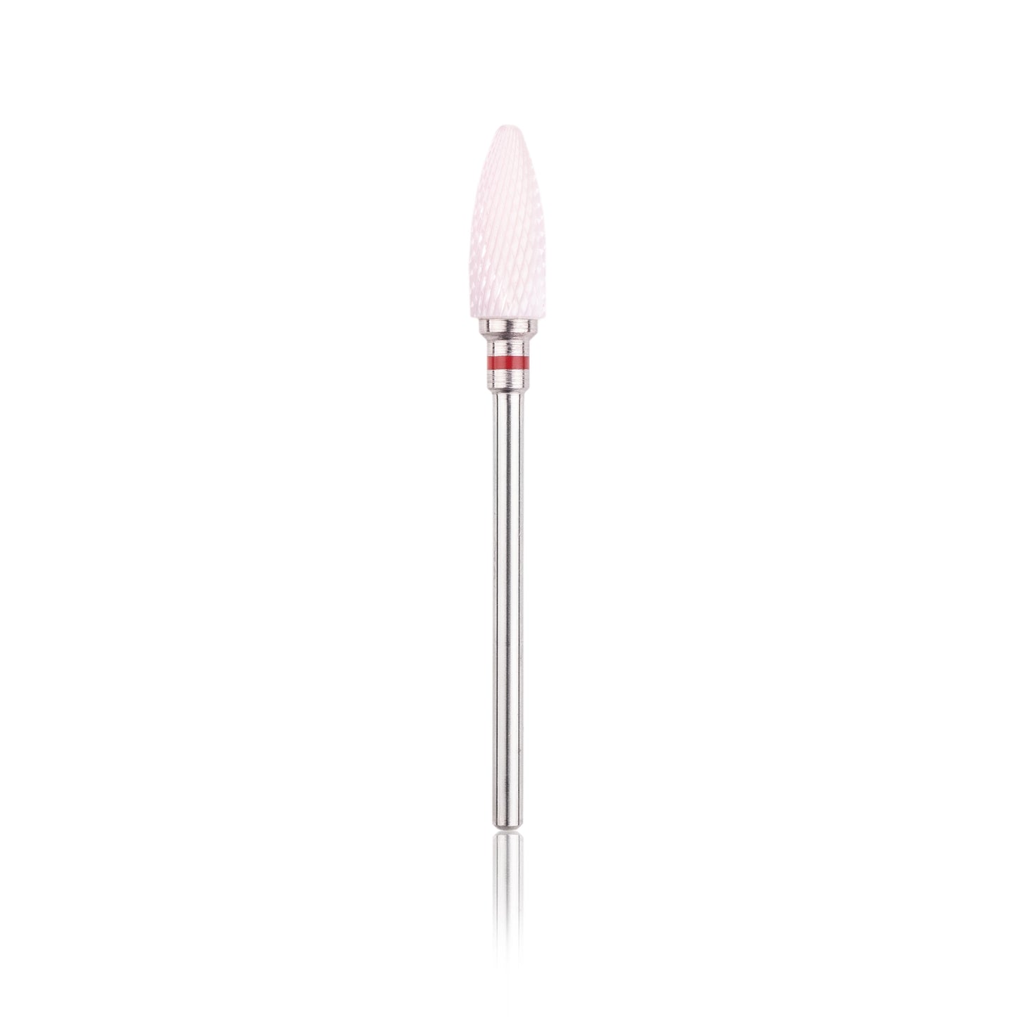 HEAD-Ceramic bur "corn" red, L-14,0 mm, Ø6,0 mm-1