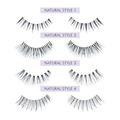 Strip Lashes Natural Style 1- 4