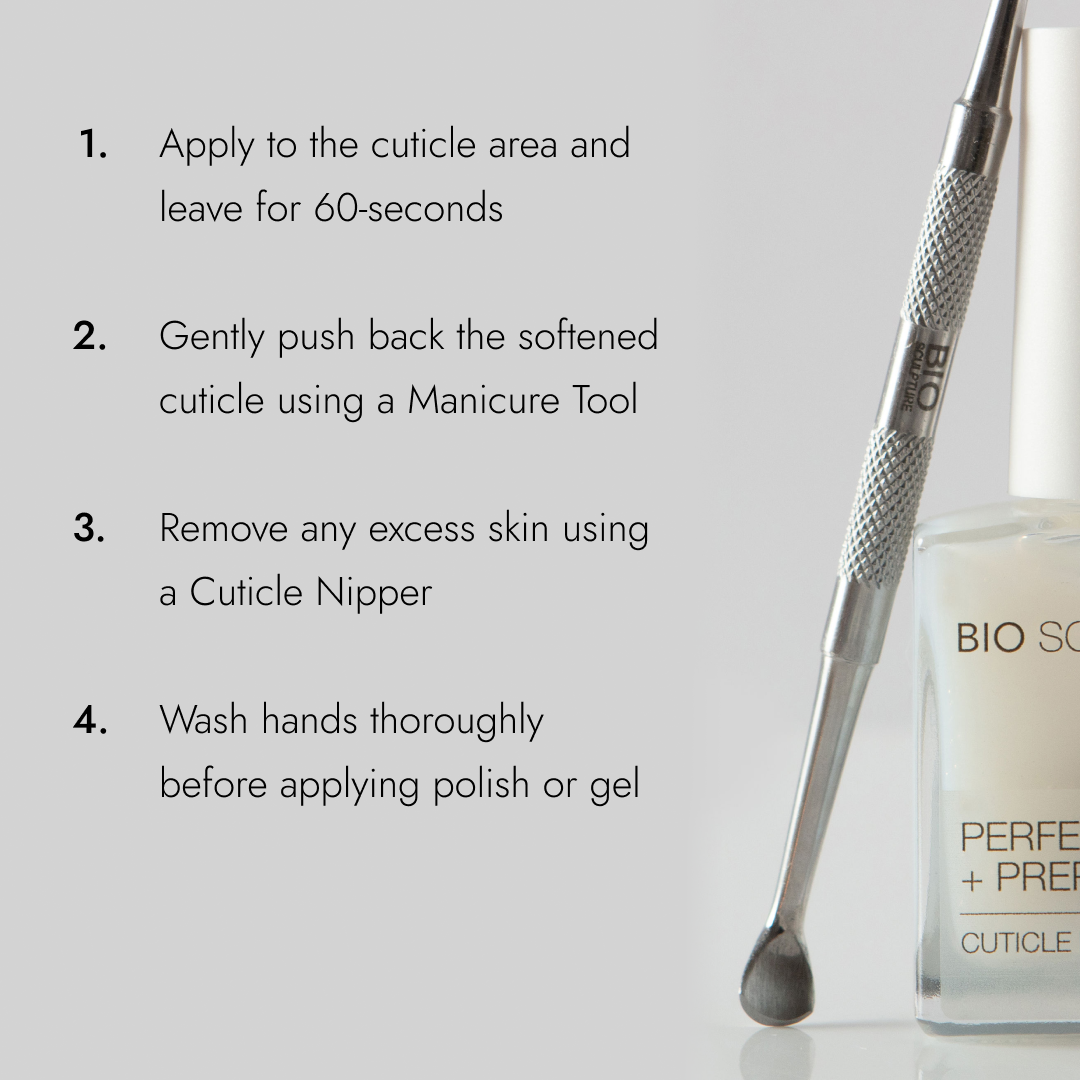 Cuticle Remover - Anwendung zum Erweichen und Entfernen überschüssiger Nagelhaut