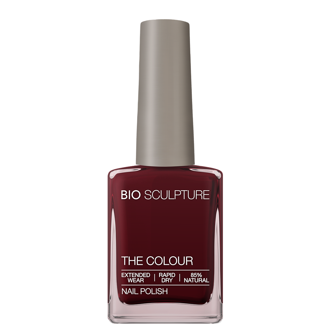 A Night At The Opera Nail Polish – Bio Sculpture Produktflasche; Farbton ein sattes, tiefes Rot