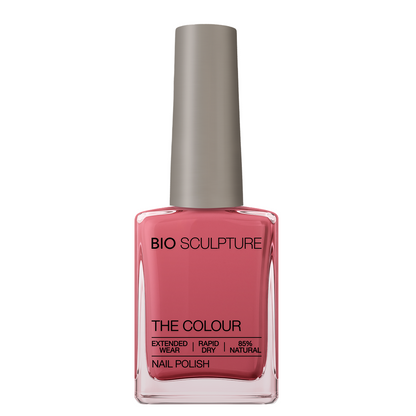 Fruity Tooty Nail Polish – Bio Sculpture Produktflasche; Farbton ein leuchtendes Korallrosa