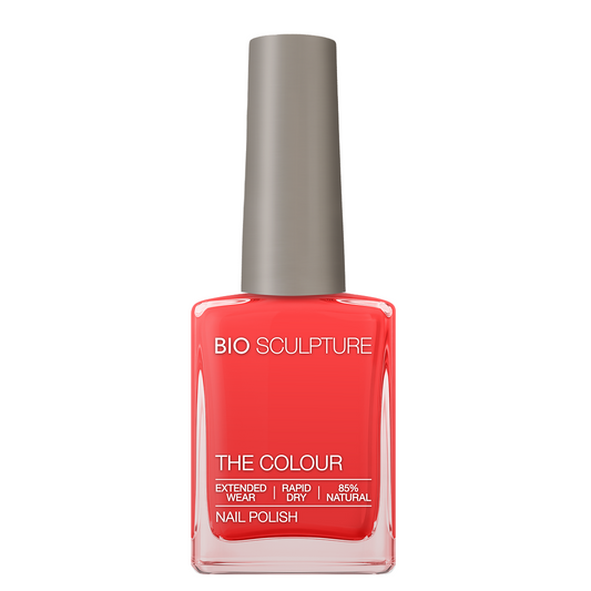 Sweet Melon Fluo Nail Polish – Bio Sculpture Produktflasche; Farbton ein fluoreszierendes, leuchtendes Orange
