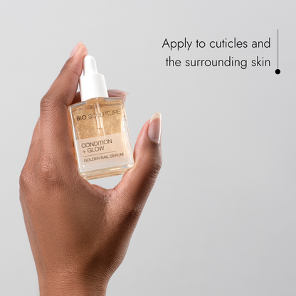 Golden Nail Serum - Anwendung auf Nagelhaut und umliegender Haut
