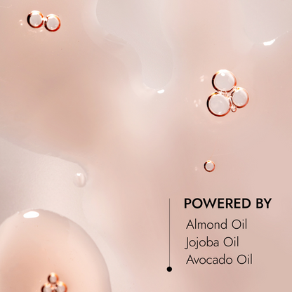Almond Cuticle Oil - Textur mit Mandel-, Jojoba- und Avocadoöl-Hinweis