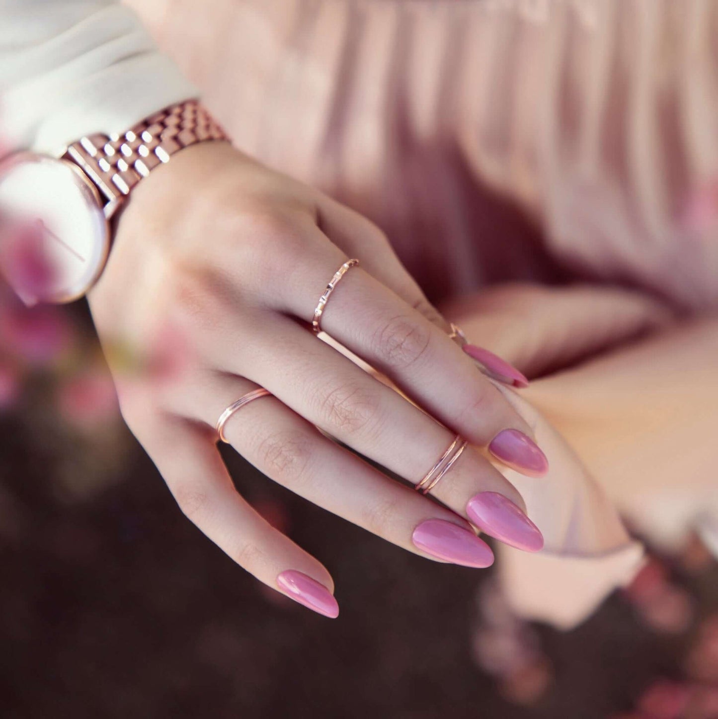 Bio Sculpture GEMINI 0297 Sakura Blossoms auf dem Nagel – Rosa