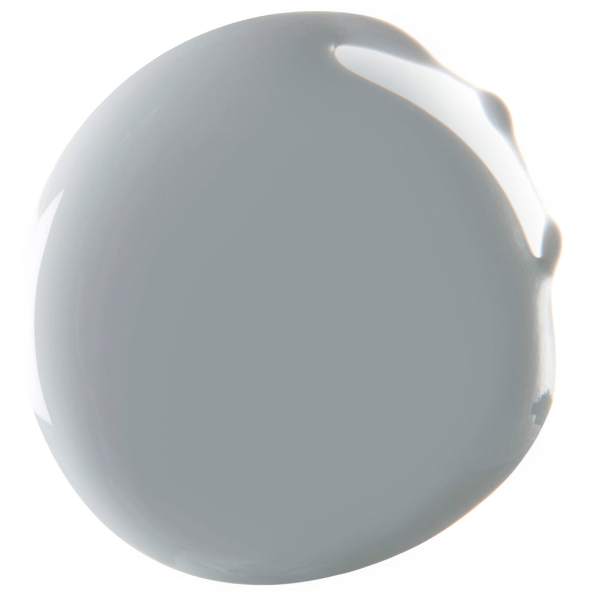 Anastasia Nail Polish – Nahaufnahme des Farbtons; Farbton ein weiches, rauchiges Neutralgrau