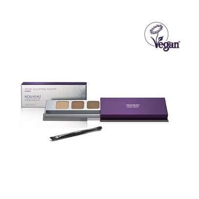 Nouveau Lashes Brow Sculpting Palette Dark, Medium & Light
