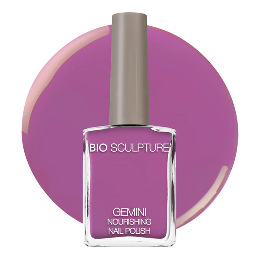 Bio Sculpture GEMINI 0340 Purple Plasma Nagellack in Violett – hergestellt in Südafrika
