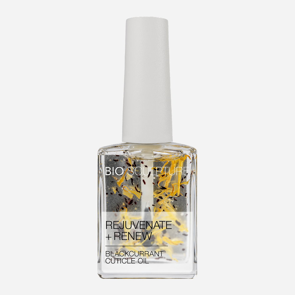 Bio Sculpture Blackcurrant Cuticle Oil 15 ml - Produktflasche Rejuvenate + Renew