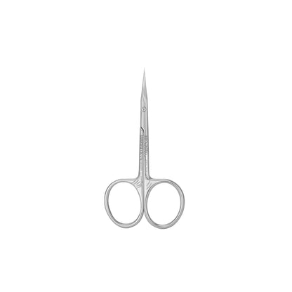 Nagelhaut Schere - EXCLUSIVE 21 Type 2 Nagelscheren & Nagelknips Nagelhaut Schere / cuticle scissors EXCLUSIVE.21 TYPE 2 HOCHWERTIGES MANIKÜRE-PEDIKÜRE-WERKZEUG Verkürzte gebogene Griffe – für präzise Bewegungen des Technikers Hakenartige Wölbung an der S
