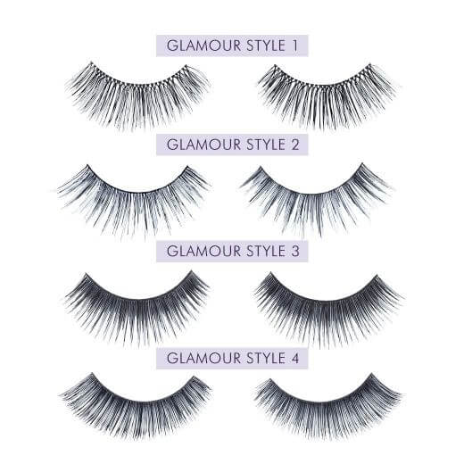 Nouveau Lashes Strip Lashes Glamour Style 1 - 4