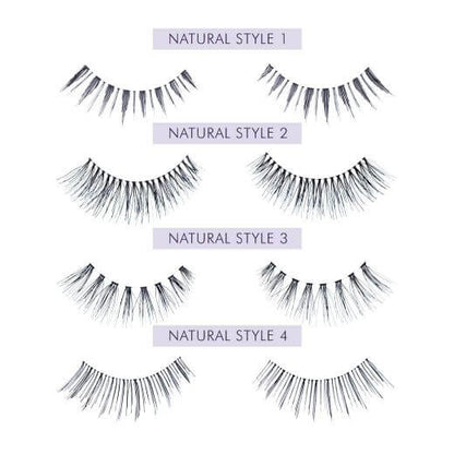 Nouveau Lashes Strip Lashes Natural Style 1- 4