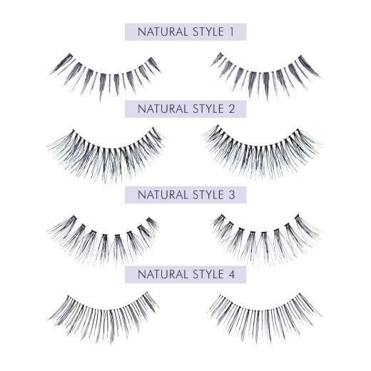 Nouveau Lashes Strip Lashes Natural Style 1- 4