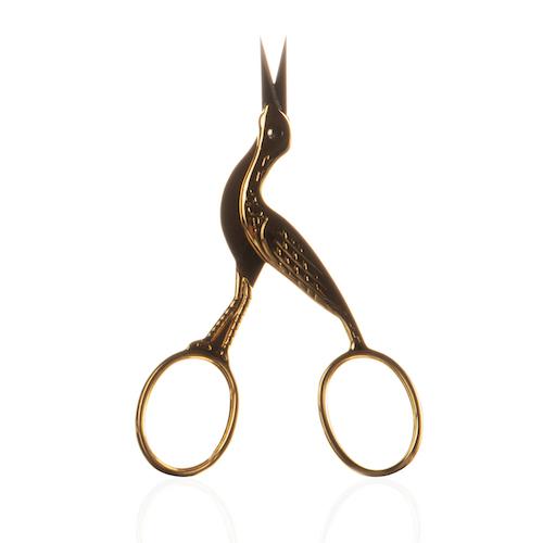 Bio Sculpture - Fine Blade Gold Stork Scissors