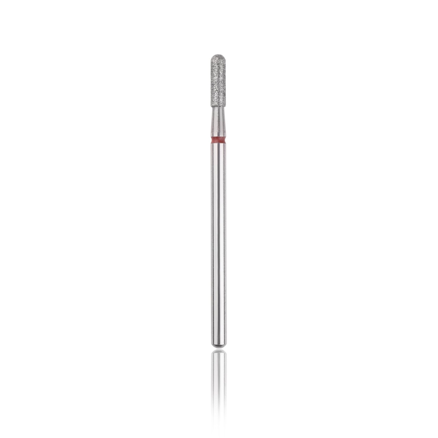 HEAD-Diamond bur "rounded cylinder" red, L-8,0 mm, Ø2,3 mm-1